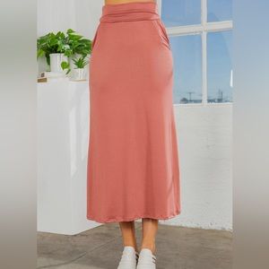 High waisted Skirt with pockets